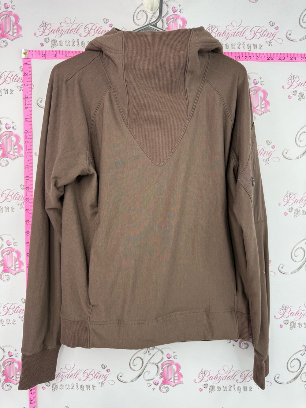 Indyeva sweater hoodie comfy Cozy Brown Pullover Hoodie for Women